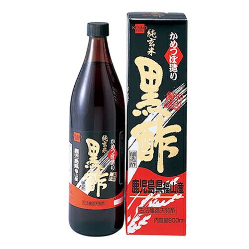 かめつぼ造り　純玄米黒酢　900ml　【健康フーズ】1