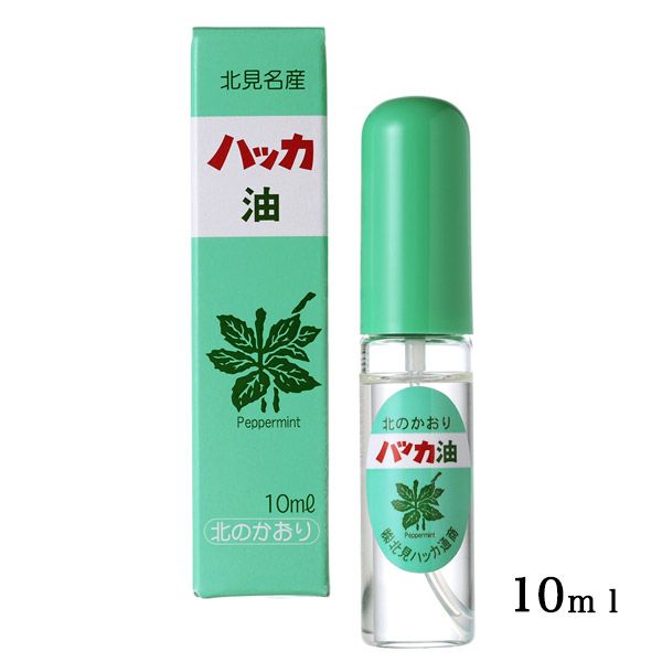 ハッカ油スプレー 10ml - 北見ハッカ通商 [ペパーミント/虫除け