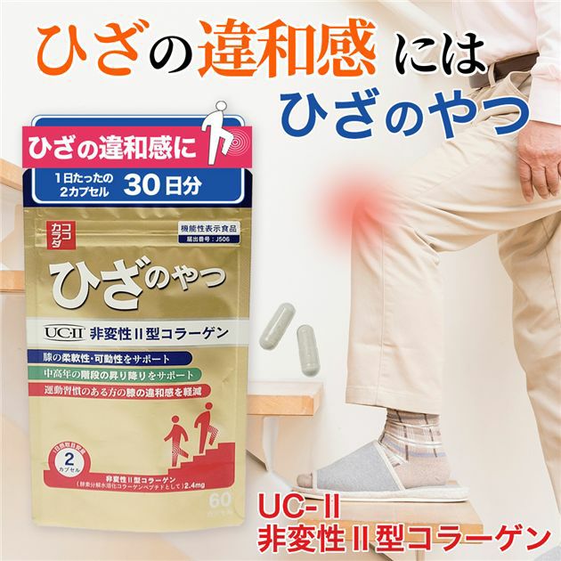 ココカラダ　NEW　非変性2型コラーゲン（UC-2）　60粒