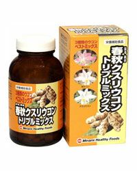 春秋クスリウコントリプルミックス 　600粒  【ミナミヘルシーフーズ】1