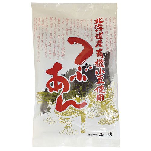 北海道産有機小豆使用　つぶあん　200g　【山清】1