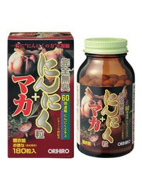 完全無臭にんにく+マカ粒　180粒【オリヒロ】1