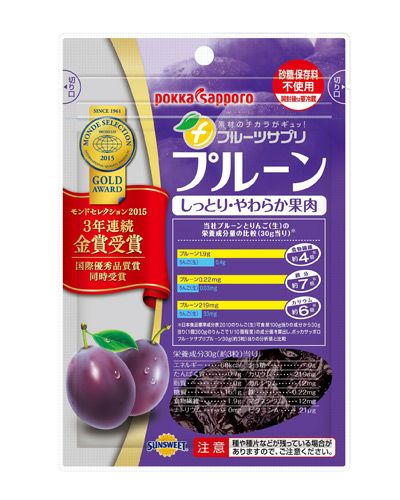 フルーツサプリ プルーン 70g 【ポッカサッポロ】1