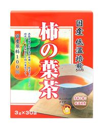 国産低温焙煎 柿の葉茶　30袋【ユニマットリケン】1