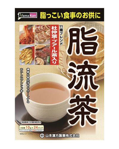 脂流茶　10g×24包　【山本漢方製薬】1
