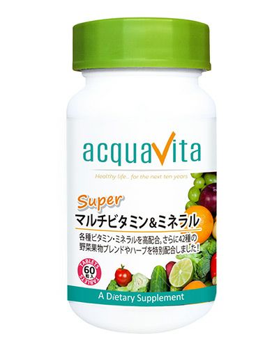 アクアヴィータ　スーパーマルチビタミン&ミネラル　60粒　【ACQUA】1