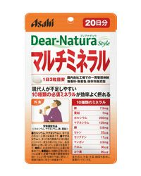 ディアナチュラスタイル　マルチミネラル 20日分 60粒　【アサヒフード＆ヘルスケア】1