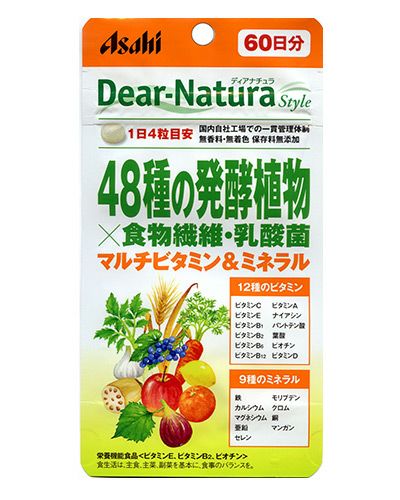 ディアナチュラスタイル　48種の発酵植物×食物繊維・乳酸菌　240粒　【アサヒフード＆ヘルスケア】1