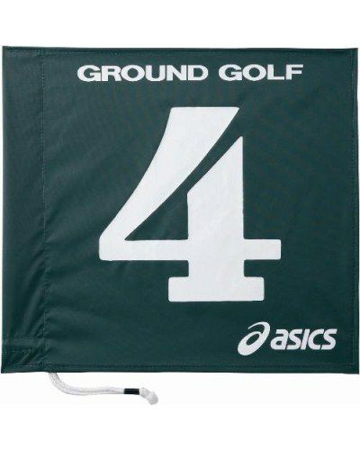 グラウンドゴルフ　旗　1色タイプ　グリーン　GGG065-80　【アシックス】1