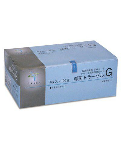 滅菌トラーグルG　1号　1枚入×100　EOG滅菌　一般医療機器　【竹虎】1