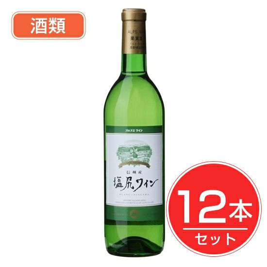 アルプス　ワイン　塩尻ワイン　白　720ml×12本セット　酒類1