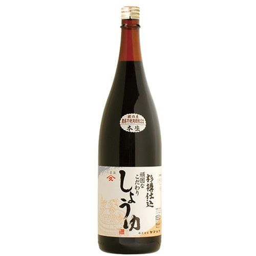 杉樽仕込　頑固なこだわり醤油　本生　濃口醤油　1.8 L　【ヤマヒサ】1