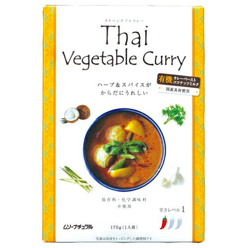 タイ　ベジタブルカレー　170g　【むそう商事】1