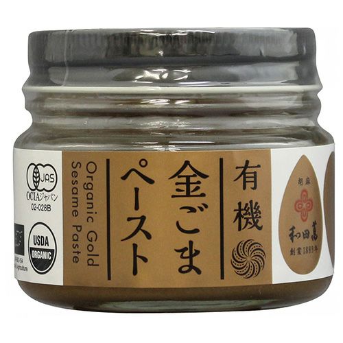 有機金ごまペースト　80g　【和田萬商店】1