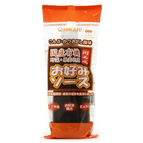 ヒカリ　関西風お好みソース　チューブ　300g　【光食品】1