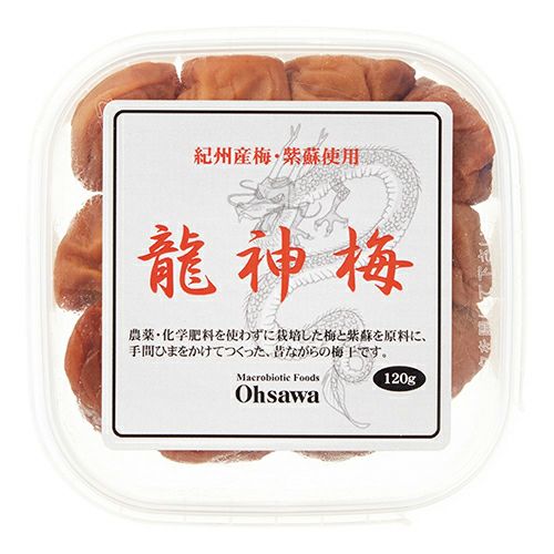 オーサワの龍神梅　カップ　120g　【オーサワジャパン】1