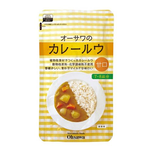 オーサワのカレールウ　甘口　160g　【オーサワジャパン】1