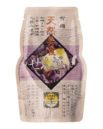 天然美食　ぜんざい　180g　【遠藤製餡】1