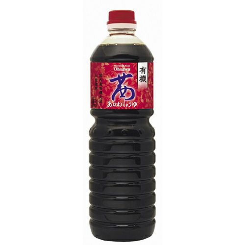 オーサワの有機茜醤油　1L　【オーサワジャパン】1