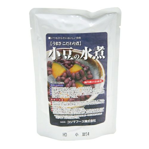 国内産 小豆の水煮　230g　【コジマフーズ】1
