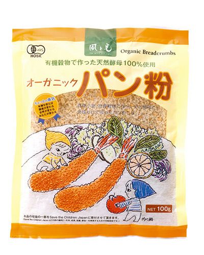 オーガニック　パン粉　100g　【風と光】1