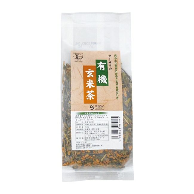オーサワの有機玄米茶　150g　【オーサワジャパン】1