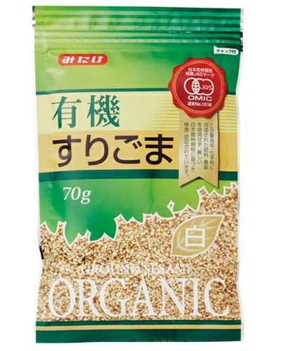 みたけ有機すリごま　白　70g　【みたけ食品工業】1