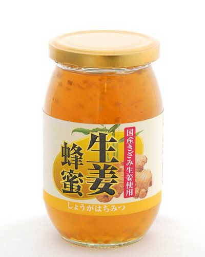 国産きざみ生姜使用 生姜蜂蜜 400g ユニマットリケン ヘルシーグッド