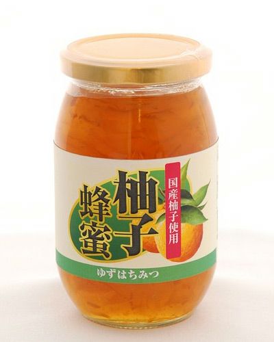 国産柚子使用　柚子蜂蜜　400g　【ユニマットリケン】1
