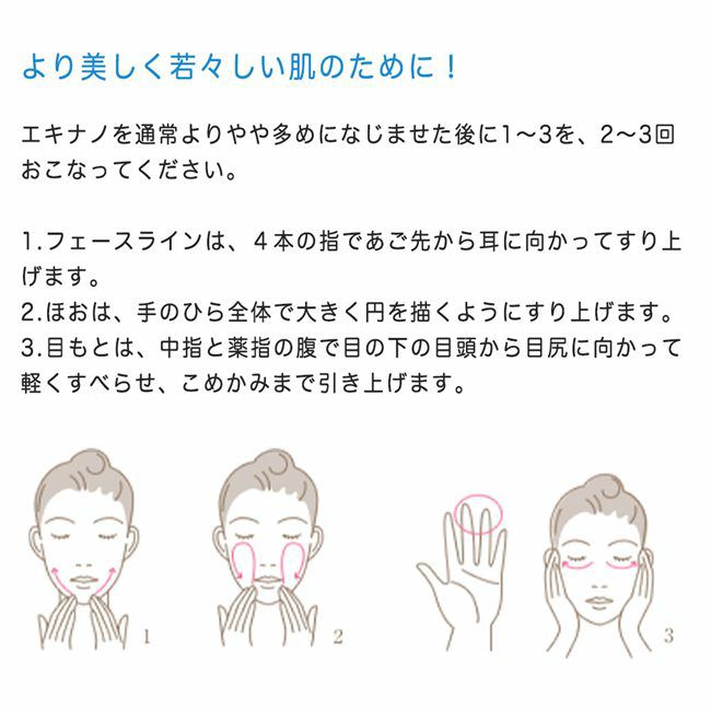 より美しい肌の為の、マッサージ方法