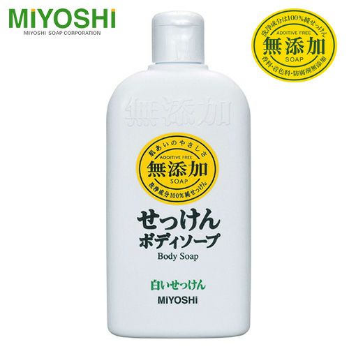 ミヨシ　無添加　ボディソープ　白い石けん　レギュラー　400ml　【ミヨシ石鹸】1