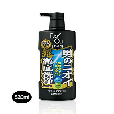 デ・オウ　薬用クレンジングウォッシュ　ポンプ　520ml 《医薬部外品》 【ロート製薬】1