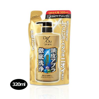 デ・オウ　薬用スカルプケアシャンプー　詰替用　320ml 《医薬部外品》 【ロート製薬】1