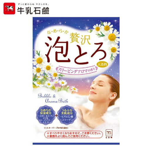 お湯物語　贅沢泡とろ入浴料　スリーピングアロマの香り　30g 【牛乳石鹸共進社】1