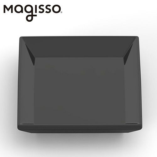 マギッソ　magisso　サービングプレート　正方形　14cm×14cm　ブラックテラコッタバーウェア　【アペックス】1