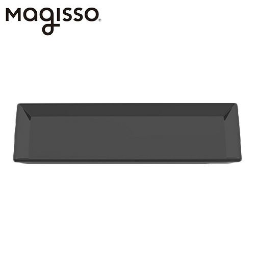 マギッソ　magisso　サービングプレート　長方形　28cm×14cm　ブラックテラコッタバーウェア　【アペックス】1