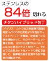 保阪流　チタンハイブリッド包丁　【エムジーワールド】　※今なら千代の一番プレゼント付3