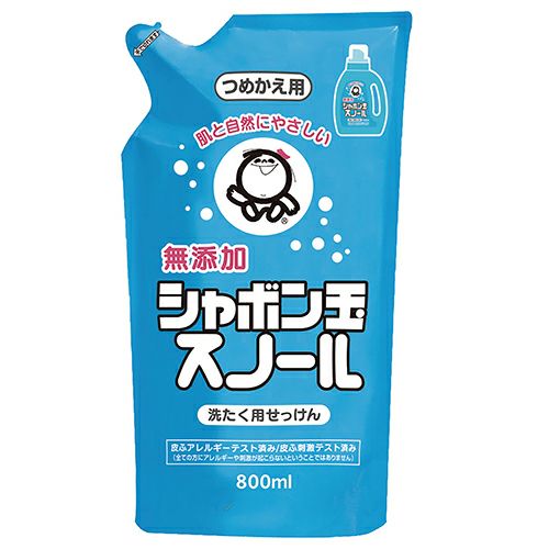 シャボン玉スノール　つめかえ用　800ml　【シャボン玉石けん】1