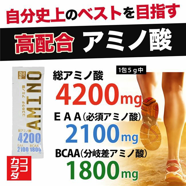 ココカラダ　アミノ酸の配合量（4200mg）