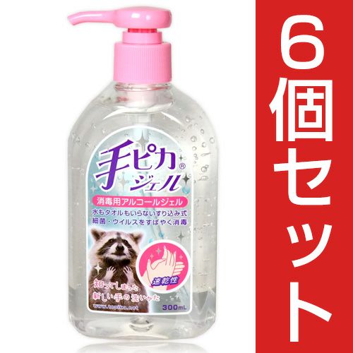 手ピカジェル 300ml 〔医薬部外品〕×6個セット　【健栄製薬】1