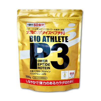 大豆ペプチドプロテイン　バイオアスリートP3　オリジナル　500g　【ピィアイシィバイオ】1