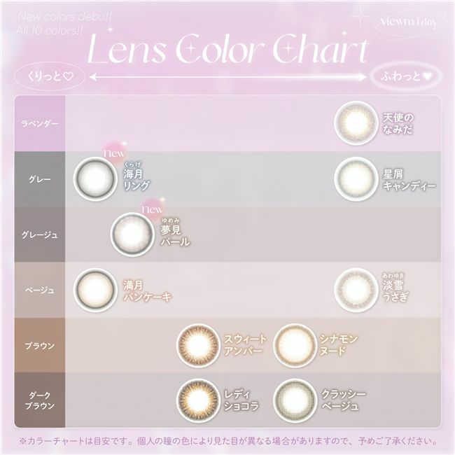 ビュームワンデー　チャームブラウン