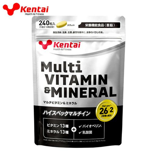 ケンタイ マルチビタミン＆ミネラル　600mg×240粒 【健康体力研究所　(kentai)】1