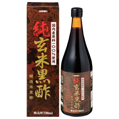 純玄米黒酢　720ml　【オリヒロ】1