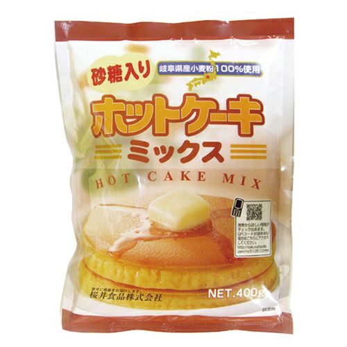 ホットケーキミックス　砂糖入り　400g　【桜井食品】1