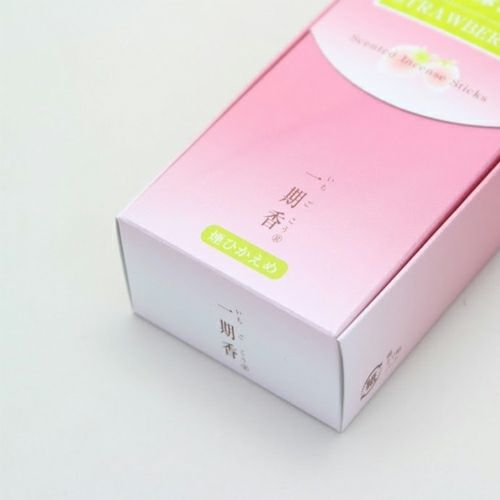 一期香　煙控　イチゴの香りのお線香　短寸バラ　品番490　【梅栄堂】4