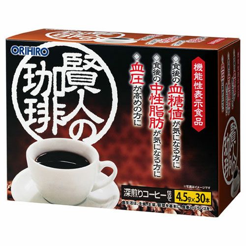 賢人の珈琲　4.5g×30本 [機能性表示食品] 【オリヒロ】1