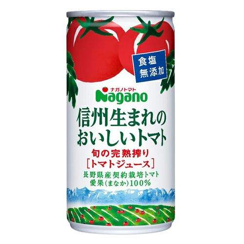 信州生まれのおいしいトマト　食塩無添加　190g　【ナガノトマト】1