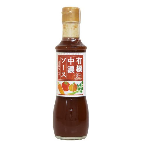 パパヤソース　有機中濃ソース　200ml　【大洋産業】1