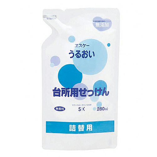 うるおい　台所用せっけん　詰替用　280ml　【エスケー石鹸】1